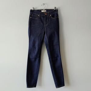 Madewell High Riser Skinny Jeans Dark indigo wash